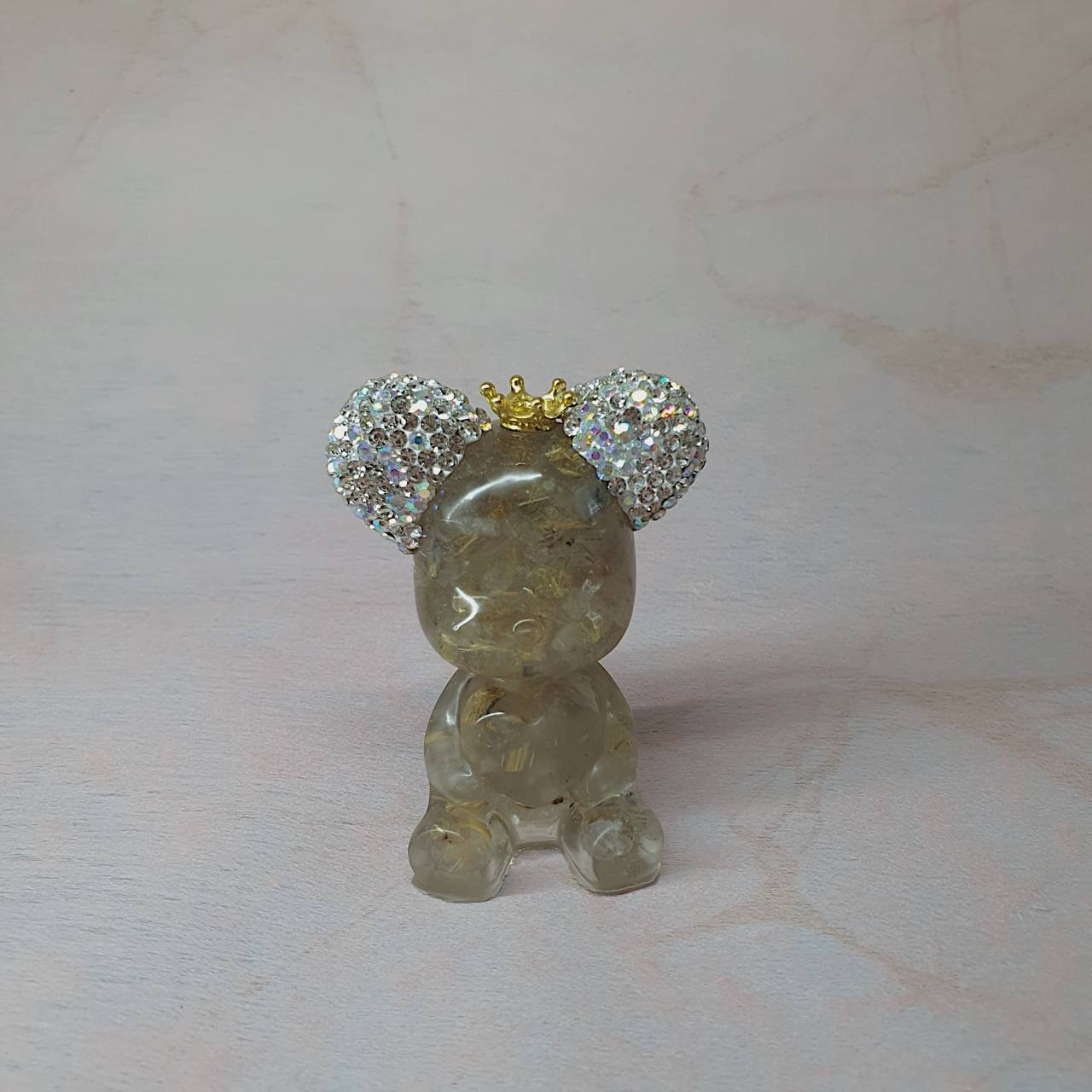 Diamond Bling Rhinestone Bear Crystal Resin Display Ornaments